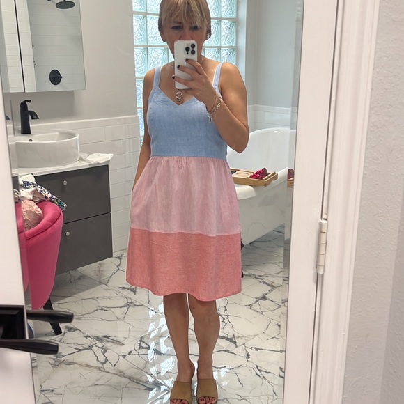 Cynthia Rowley color block dress M - Picture 3 of 7